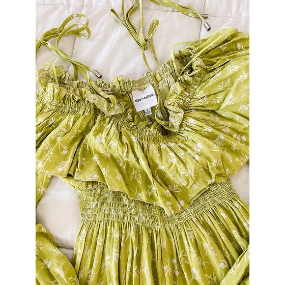 Skylar + Madison Lime Green Romper - Picture 2 of 3